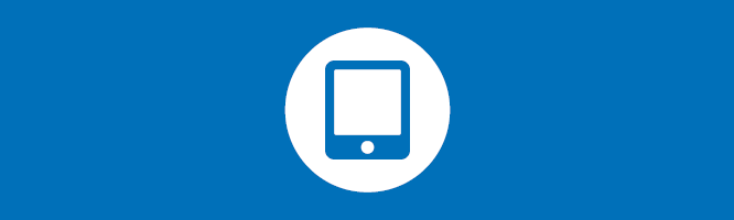 icon of a tablet